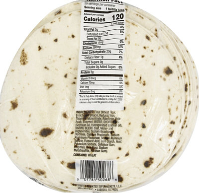 De Harina Tortilla 8 Inch 20 Count - 30.9 Oz - Image 2