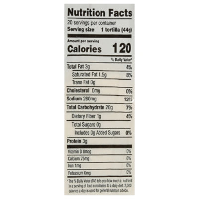 De Harina Tortilla 8 Inch 20 Count - 30.9 Oz - Image 3