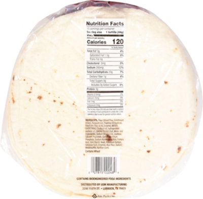 De Harina Tortillas Flour Soft Taco Style 8 Inch - 10 Count - Image 6