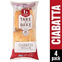 La Brea Bakery Take & Bake Bread Rolls Ciabatta - 4-3 Oz - Image 2