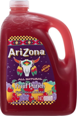 AriZona Fruit Punch Fruit Juice Cocktail - 128 Fl. Oz. - Image 2