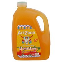 AriZona Mucho Mango Fruit Juice Cocktail Vitamin C Fortified - 128 Fl. Oz. - Image 3
