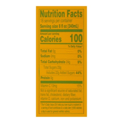 AriZona Mucho Mango Fruit Juice Cocktail Vitamin C Fortified - 128 Fl. Oz. - Image 4