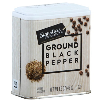 Signature SELECT Black Pepper Ground - 1.5 Oz - Image 1