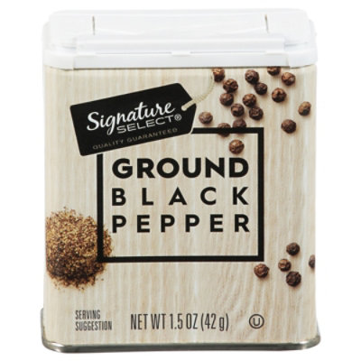 Signature SELECT Black Pepper Ground - 1.5 Oz