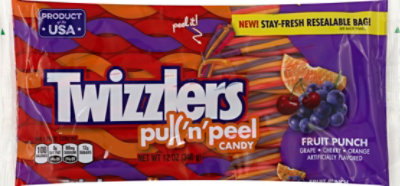 Twizzlers Candy Pull N Peel Fruit Punch - 12 Oz - Image 2