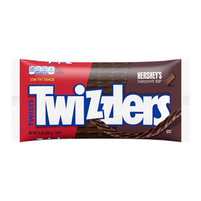 Twizzlers Twists Hersheys Chocolate Flavored Licorice Style Candy Bag - 12 Oz - Image 1