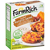 Farm Rich Snack Potato Skins Stuffed With Cheddar Cheese and Bacon - 16 Oz - Image 3