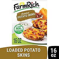 Farm Rich Snack Potato Skins Stuffed With Cheddar Cheese and Bacon - 16 Oz - Image 1