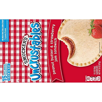Smuckers Uncrustables Sandwiches Peanut Butter & Strawberry Jam - 15-2 Oz - Image 6
