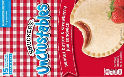 Smuckers Uncrustables Sandwiches Peanut Butter & Strawberry Jam - 15-2 Oz - Image 6