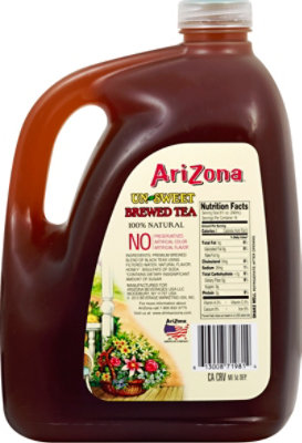 AriZona Brewed Tea Unsweet Southern Style - 128 Fl. Oz. - Image 6