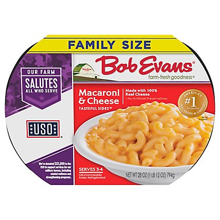 Bob Evans Tasteful Sides Macaroni & Cheese Family Size - 28 Oz - Image 3