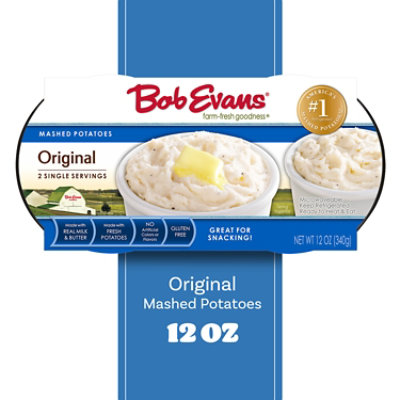 Bob Evans Mashed Potatoes Singles 2 Count - 12 Oz - Image 2