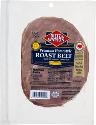 Dietz & Watson Pre-Sliced Roast Beef - 7 Oz