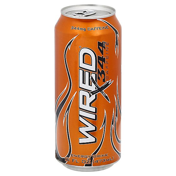 WIRED Energy Supplement Extreme Triple Caffeine - 16 Fl. Oz.