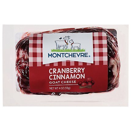 Montchevre Cheese Fresh Goat Cranberry Cinnamon - 4 Oz - Image 1
