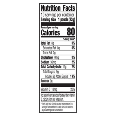 Betty Crocker Fruit Flavored Snacks Assorted Fruit Flavors Spongebob Squarepants - 10-0.8 Oz - Image 3