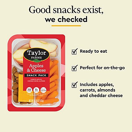 Taylor Farms Apples & Cheese Snack Tray  - 5.75 Oz - Image 5
