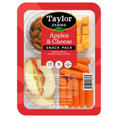 Taylor Farms Apples & Cheese Snack Tray  - 5.75 Oz