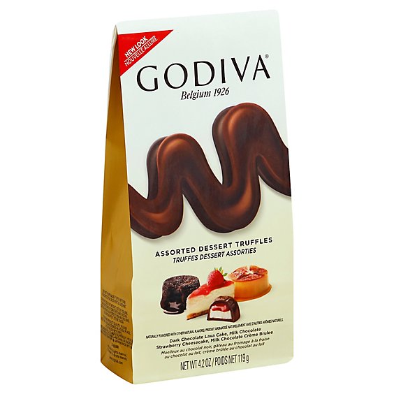 Godiva Chocolate Truffles Dessert Assorted Layered - 4.2 Oz