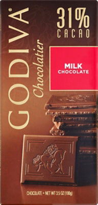 Godiva Chocolate Milk Chocolate 31% Cacao - 3.5 Oz - Image 2