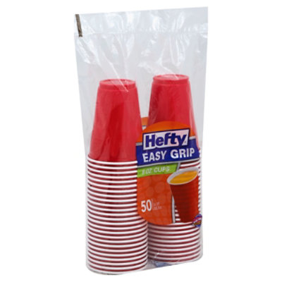 Hefty Cups Party Easy Grip 9 Ounce 50 Count ACME Markets