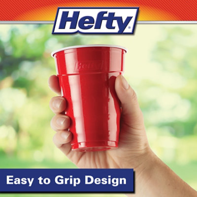 Hefty Party On Cups Plastic Disposable 18 Ounce - 30 Count - Image 5