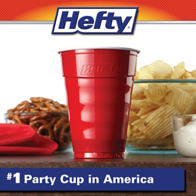 Hefty Party On Cups Plastic Disposable 18 Ounce - 30 Count - Image 3