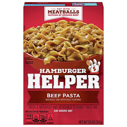 Betty Crocker Hamburger Helper Beef Pasta Box - 5.9 Oz - Image 3