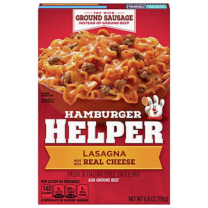 Betty Crocker Hamburger Helper Lasagna Box - 6.9 Oz - Image 3
