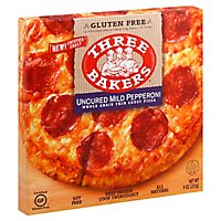 Three Bakers Pizza Mild Pepperoni Whole Grain Frozen - 9 Oz - Image 1
