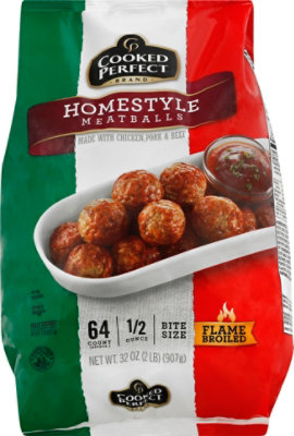 Cooked Perfect Homestyle Bite Size Meatballs - 32 Oz. - Image 2