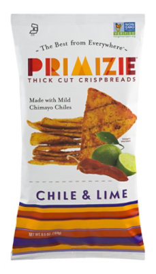 Primizie Crispbreads Chili And Lime - 6.5 Oz