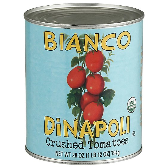 Bianco DiNapoli Organic Tomatoes Crushed - 28 Oz