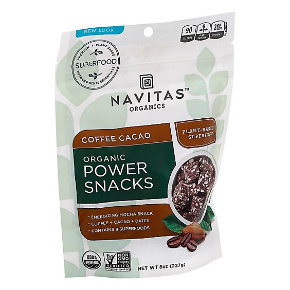 Navitas Naturals Power Snacks Coffee Cacao - 8 Oz
