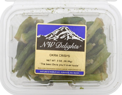 Northwest Delights Okra Crisps - 3 Oz - Image 2