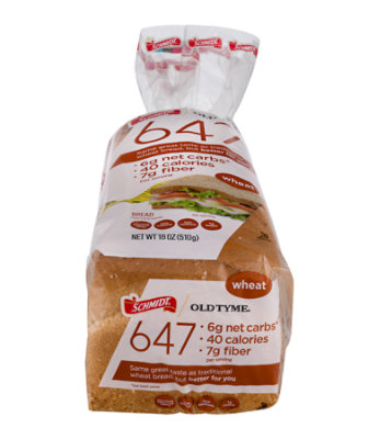Schmidt Old Tyme 647 Wheat Low Calorie Keto Bread Loaf - 18 Oz - Image 3
