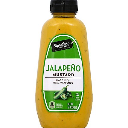 Signature SELECT Mustard Spicy Jalapeno - 12 Oz - Image 2