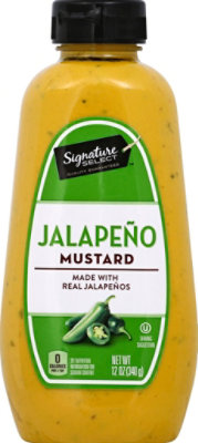 Signature SELECT Mustard Spicy Jalapeno - 12 Oz - Image 2