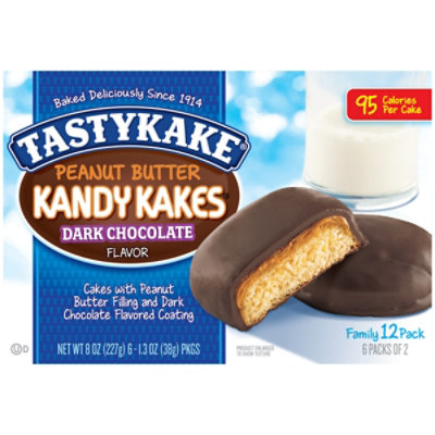 Tastykake Dark Chocolate Peanut Butter Kandy Kakes - 8 Oz - Image 6