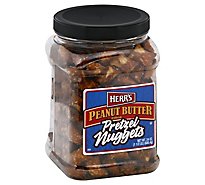 Herrs Pretzel Nuggets Peanut Butter Filled -24 Oz