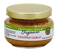 Christopher Ranch Organic Garlic Chopped - 4.25 Oz
