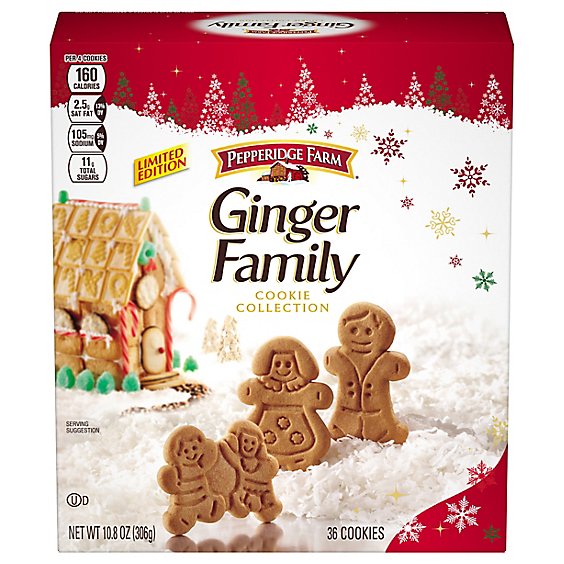 Pepperidge Farm Cookies Collection Ginger Family - 10.8 Oz