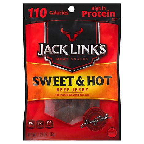 Jack Links Beef Jerky Sweet & Hot - 1.25 Oz