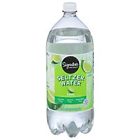 Signature SELECT Seltzer Water Lime - 2 Liter - Image 3