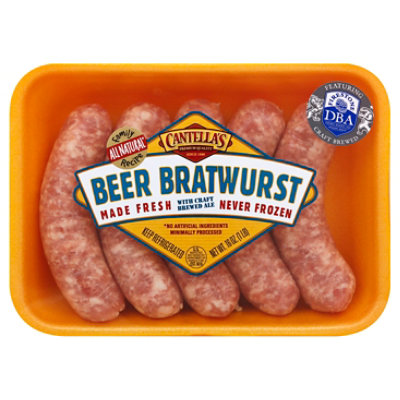 Papa Cantella's Beer Brats Bratwurst Links - 16 Oz - Image 1