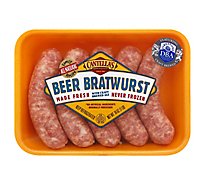 Papa Cantellas Beer Bratwurst Sausage Links - 16 Oz.