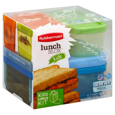 Rubbermaid Lunch Blox Snack Kit - Lunch Box Food Containers