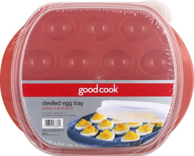 GoodCook Covered Deviled Egg Tray - Each - Image 2